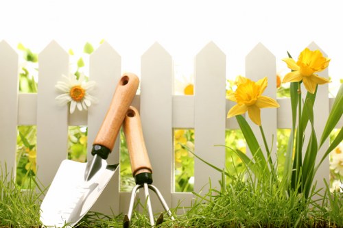 Seasonal planting beds prepared by a Havering planting service